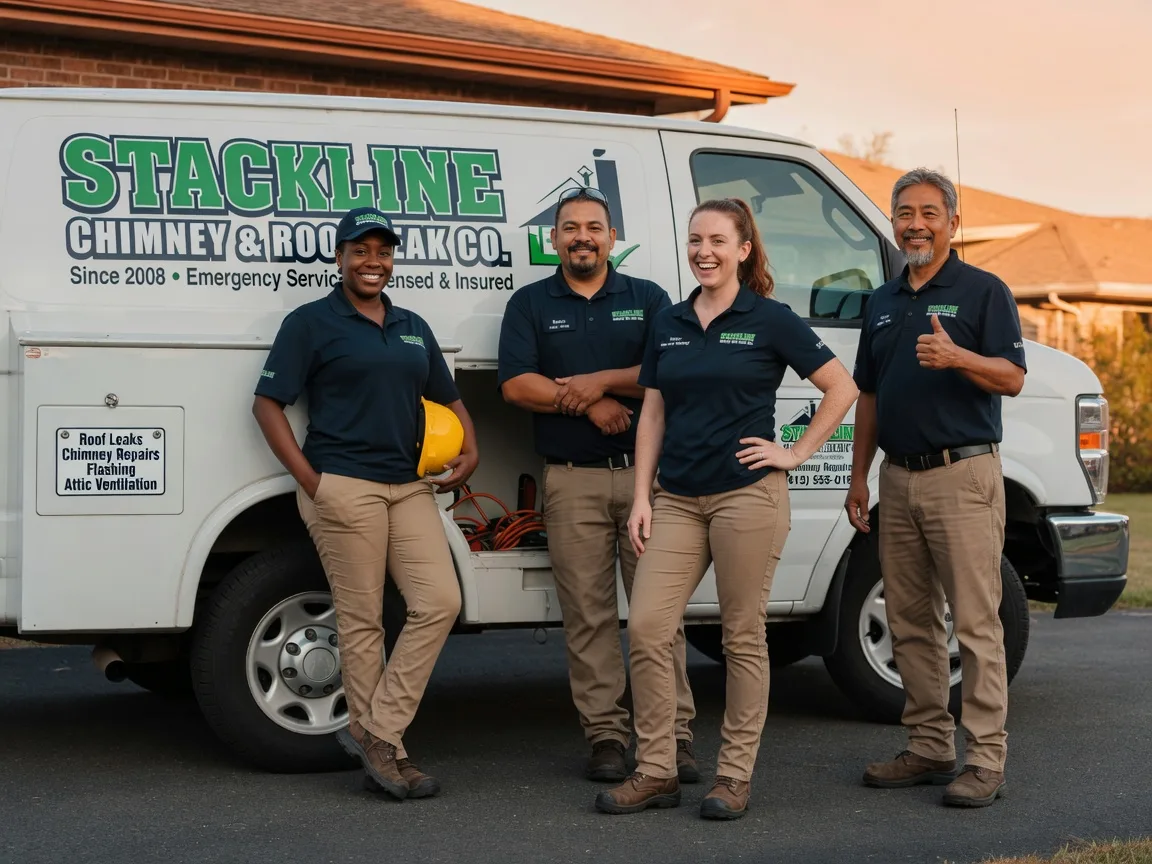 Chimney flashing repair company in Jacksonville, IL